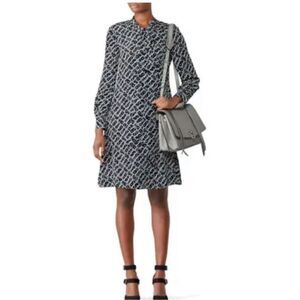 NWT L.K. Bennett London Domino Lotte Silk Dress size 4